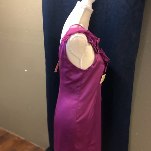 Fitted Rouge Ruffled Dress - Picture 4 of 5